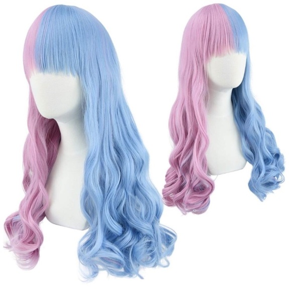 Sulika 24” 2 tone split  cutesy cosplay wig +NWT* main image 7